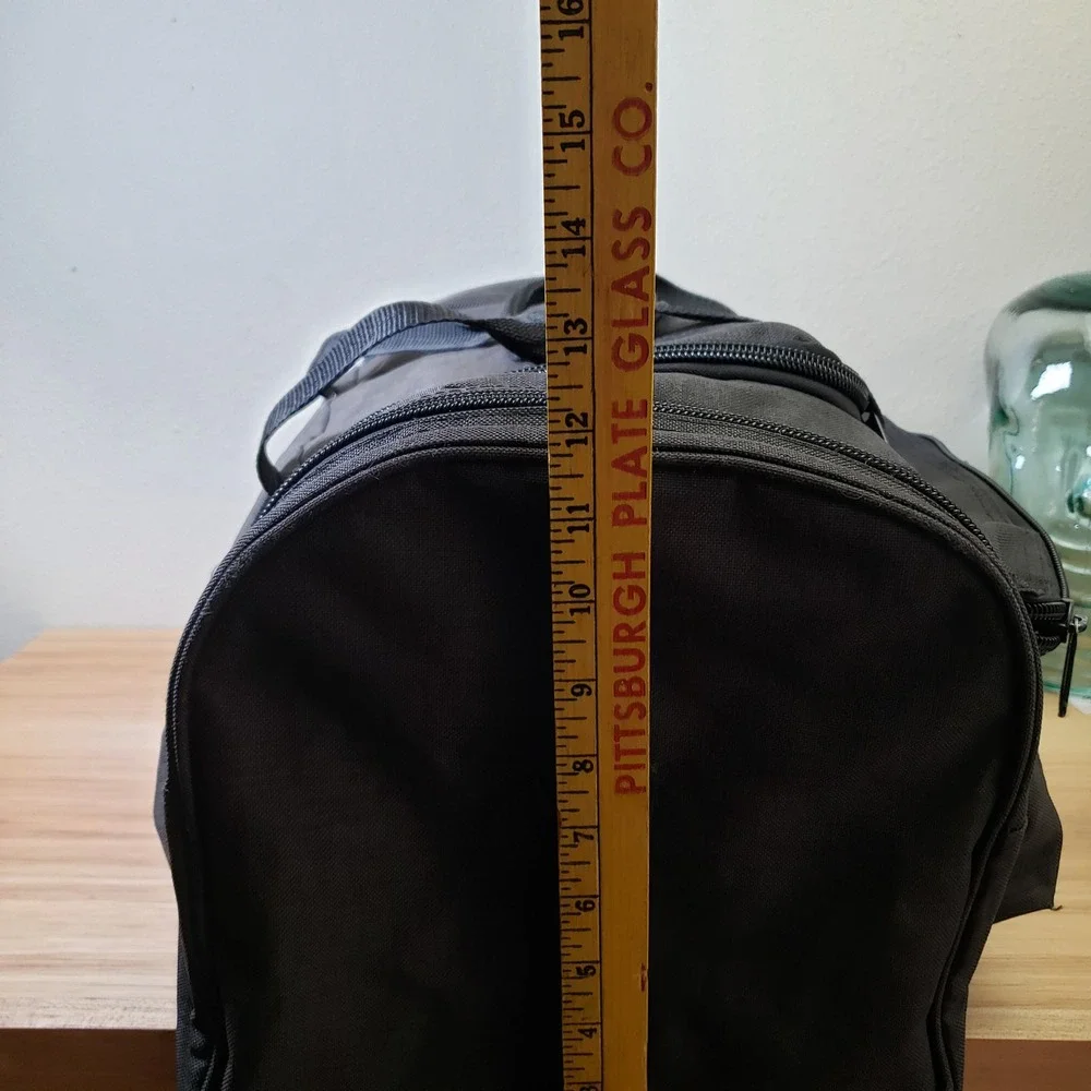 Rehobot Large Duffle Bag Weekender Black  Travel Simple Multipocket Top Handle
